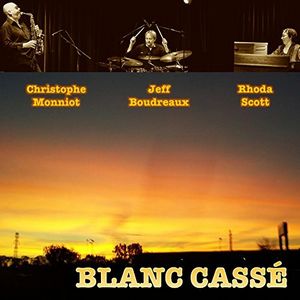 la pochette de l'album "Blanc Cassé" avec Christophe Monniot-Jeff Boudreax-Rhoda Scott