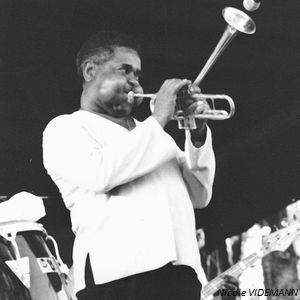 Dizzy Gillespie en 1981 à la Grande Parade De Nice (Photo Nicole Videmann)