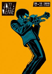 Affiche du "Jazz à Vienne" 2018