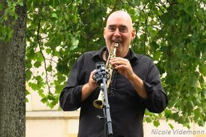 Christophe Monniot au Concert Pique-nique de Jazz Campus le 24 aout 2018