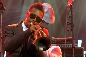 Le trompettiste Roy Hargrove le 12 juillet 2018 au festival Jazz à Vienne