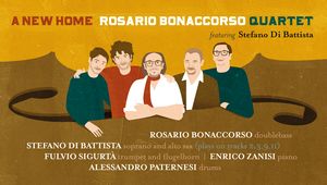 Rosario Bonaccorso quartet_A New Home_verso partiel album