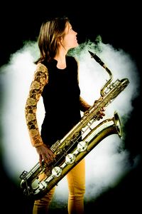 La saxophoniste Céline Bonacina