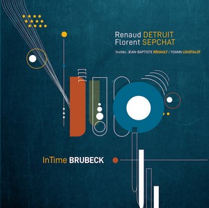 visuel de l'album InTime Brubeck du Duo Fines Lames