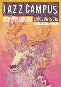 visuel du festival Jazz Campus en Clunisois 2022
